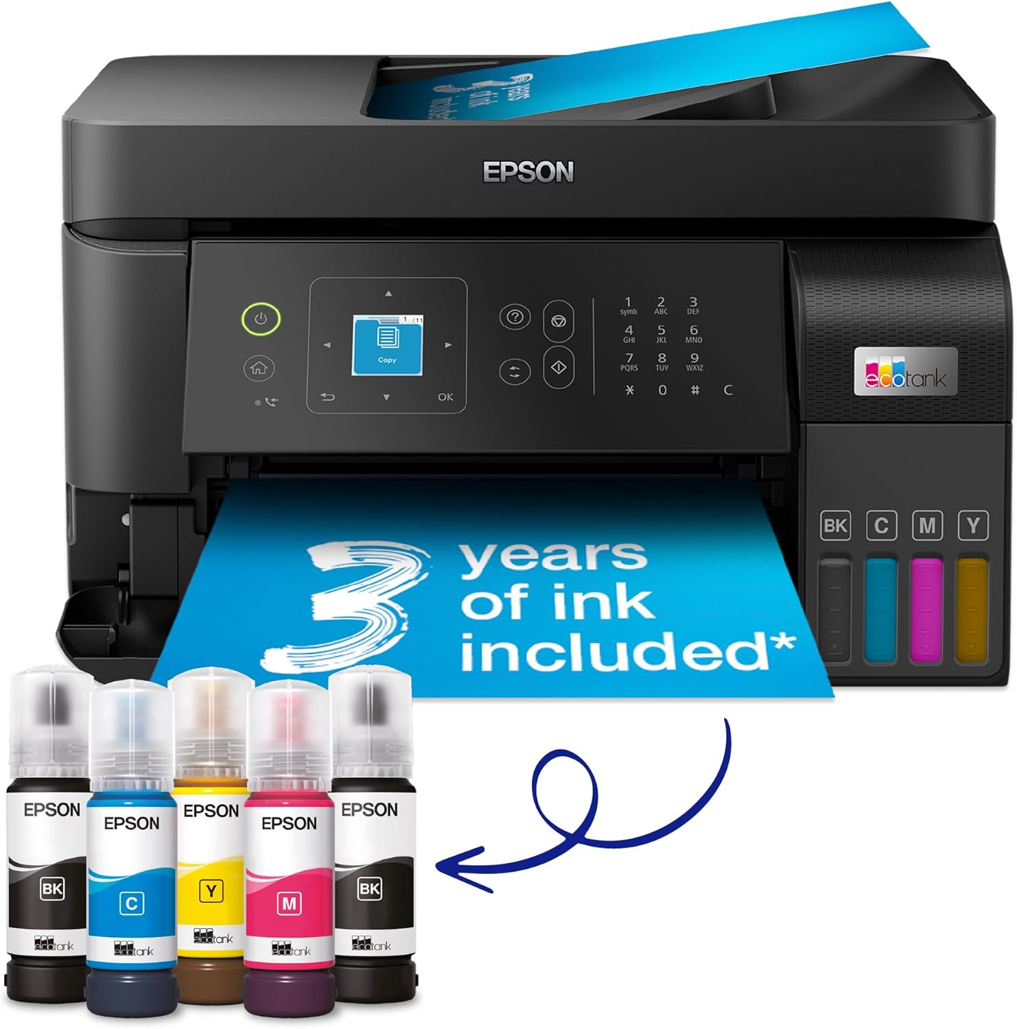 Epson EPSON ET-4810 A4 Multifunction Wi-Fi Ink Tank Printer